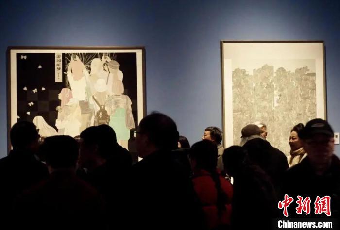 星欧平台官方：百幅优秀作品亮相中国民族美术双年展民族地区巡展银川站